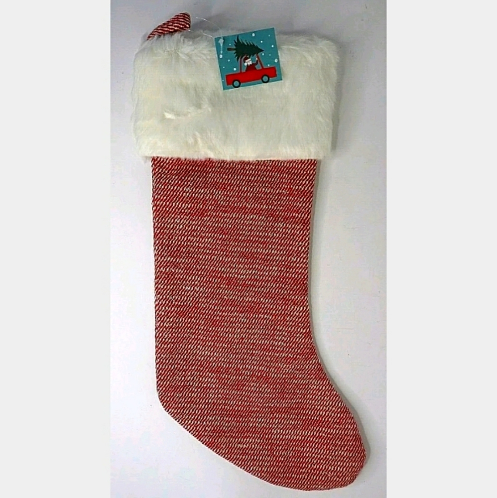 World market Christmas stocking new metallic